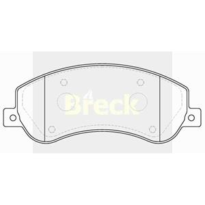 Breck Remblokkenset, schijfrem  24484 00 703 10