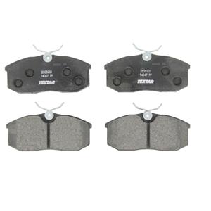 Textar Remblokkenset, schijfrem  2505201