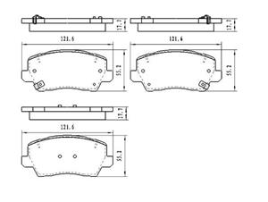 Kia Kavo Parts Remblok