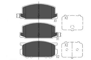 Subaru Remblokken set