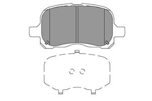 Toyota Remblokken set
