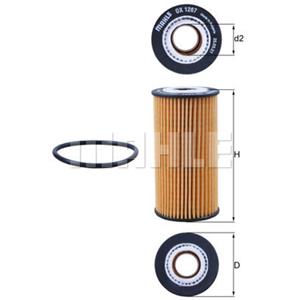 Ölfilter Knecht OX 1267D