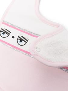 Chiara Ferragni Kids Slabbetje met print - Roze
