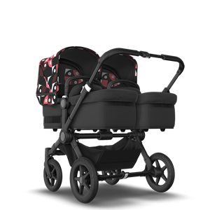 Bugaboo Donkey 5 Twin kinderwagen met wieg en stoel