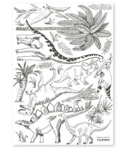 Dinosaurus muursticker A3