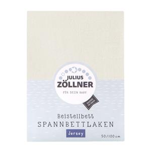 JULIUS ZÖLLNER Hoeslaken voor bijzetbedden ecru 50 x100 cm
