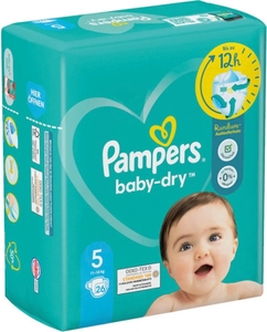 Pampers Windeln baby-dry Größe 5 Junior, 11-16 kg