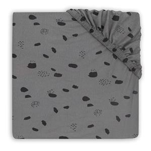 jollein Jersey Spannbettlaken Laufstallmatratze Spot storm grey 75 x 95 cm