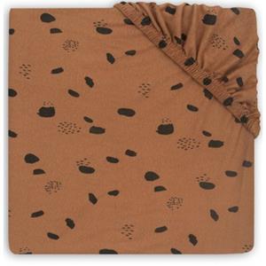 jollein Jersey Spannbettlaken Laufstallmatratze Spot caramel 75 x 95 cm