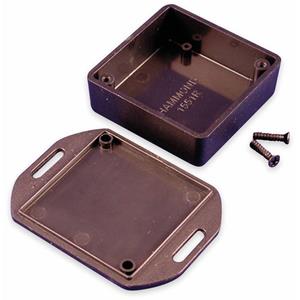 Hammond Electronics 1551RFLBK 1551RFLBK Euro-behuizing 50 x 50 x 20 ABS Zwart 1 stuk(s)