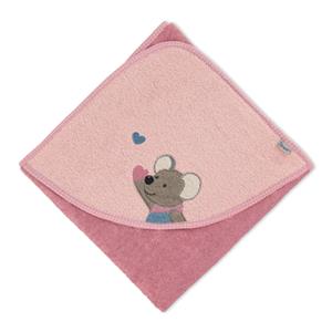 Sterntaler Badhanddoek Mabel roze 80 x 80 cm