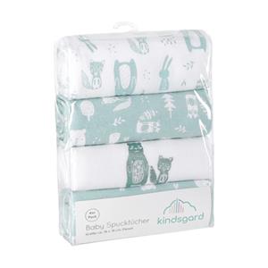 kindsgard Spuugdoeken handklad 4-pack mint