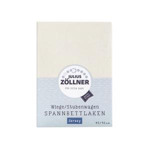 JULIUS ZÖLLNER Hoeslaken Jersey voor wieg ecru