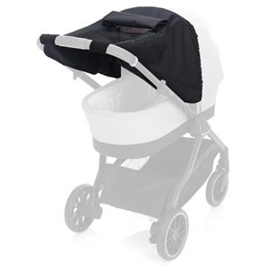 fillikid Zonnescherm Deluxe zwart gemêleerd voor kinderwagen