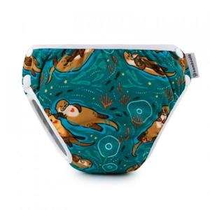Babybum Bamboolik Zwemluier Otters - Maat M (8-12 kilo)