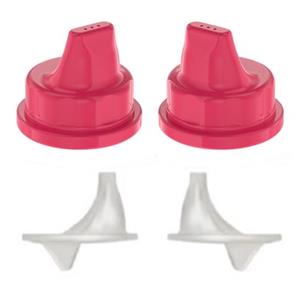 Lifefactory Sippy Caps 2 stuks raspberry