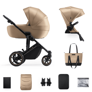 Kinderkraft Kinderwagen  Prime2 2-in-1 Sandrose Beige Incl. Accessoires