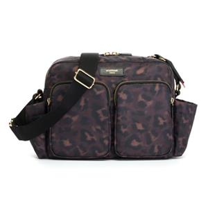 storksak Kinderwagen Organiser Leopard Black