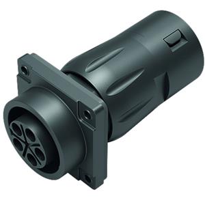 Binder 09 6504 100 08 Ronde connector Flensbus Totaal aantal polen: 4 + 3 + PE 1 stuk(s)