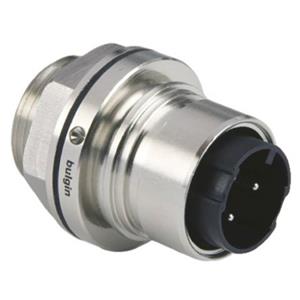Bulgin PXM6012/03P/ST Ronde connector Stekker, inbouw Totaal aantal polen: 2 + PE Serie (ronde connectors): Buccaneer 6000 1 stuk(s)