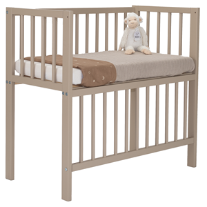 Colorfull Home Collection Wieg Co-Sleeper Bedside Open 40x80 Sand