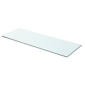 VidaXL Schappen 2 st 70x25 cm glas transparant