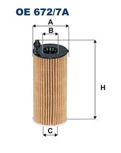 Filtron Oliefilter  OE 672/7A