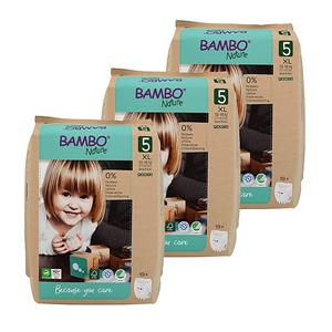 Bambo Nature Trainingbroekjes Maat 5 - Voordeelverpakking 57 stuks