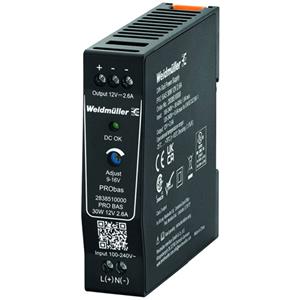 Weidmüller PRO BAS 30W 12V 2.6A DIN-rail netvoeding Inhoud: 1 stuk(s)