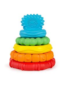 Baby Einstein Stack & Teethe ™ Multi-Texture bijtring-speelset