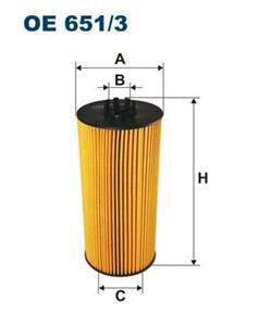 Ölfilter Filtron OE 651/3