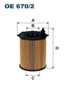 Ölfilter Filtron OE 670/2