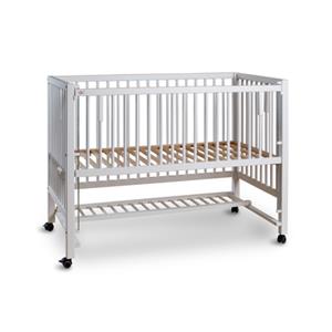 TiSsi XXL Bijzetbed en ledikant Hajo 60 x 120 cm wit