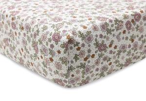 Jollein Jersey Retro Flowers Hoeslaken - 40 / 50 x 80 / 90 cm