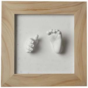 Prénatal fotolijst met 3D gipsafdruk