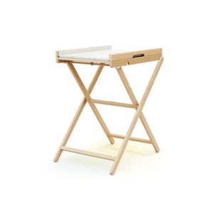 AT4 Inklapbare Commode ESSENTIEL met Aankleedkussen beuken gelakt