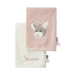 Sterntaler Washandjes 2-pack Emmi Girl zacht roze