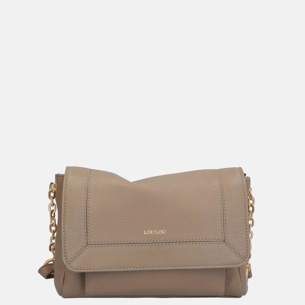 Loulou Essentiels Royal Nappa crossbody tas taupe
