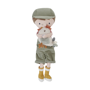 Little Dutch Knuffelpop Boer Jim Met Kip - 35 cm