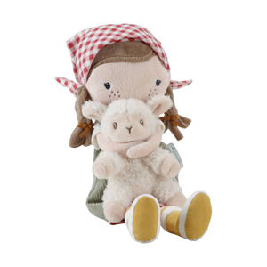 Little Dutch Knuffelpop Boerin Rosa Met Schaap - 35 cm