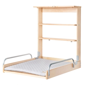 Roba Verschoonrek Wandwickelregal klappbar, inkl. Wickelunterlage  Style grau
