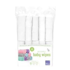 Bambino Mio vochtige doekjes herbruikbaar, pak van 10, sneeuw