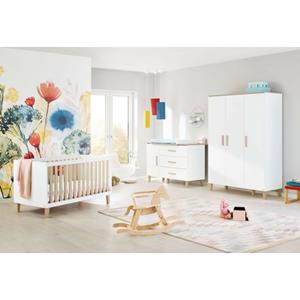 Pinolino Lumi 3-deurs kinderkamer extra breed met bed 60 x 120 cm