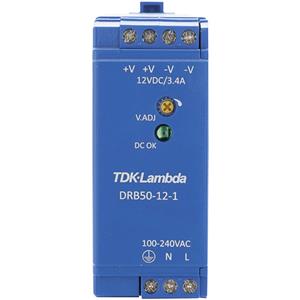 TDK-Lambda DRB50-12-1 Hutschienen-Netzteil (DIN-Rail) 12 V/DC 4.2A 50.4W Anzahl Ausgänge:1 x Inhalt