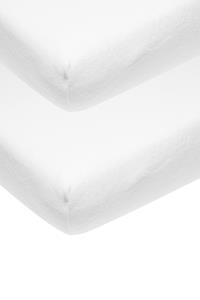 meycobaby Rekbare hoeslaken baby Meyco Baby Molton 70x140/150 cm (x2)