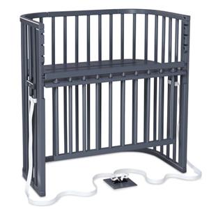 Babybay Boxspring Co-sleeper Comfort Plus leigrijs gelakt