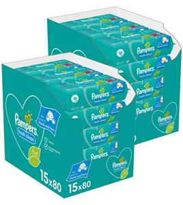 Pampers  Fresh Clean - Billendoekjes - 2400 doekjes - 30 x 80