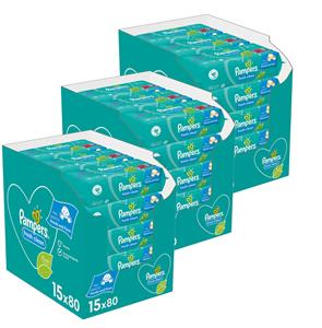 Pampers  Fresh Clean - Billendoekjes - 3600 doekjes - 45 x 80