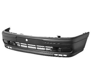 Renault Voorbumper -6/98 Zwart + Spoiler