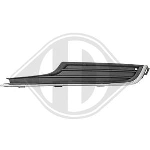 DIEDERICHS Lüftungsgitter VW 2216149 5G0854661RYP,5G0854661 Stoßstange Gitter,Lüftungsgitter, Stoßfänger
